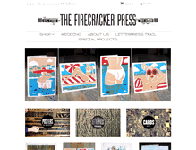 Tablet Screenshot of firecrackerpress.com
